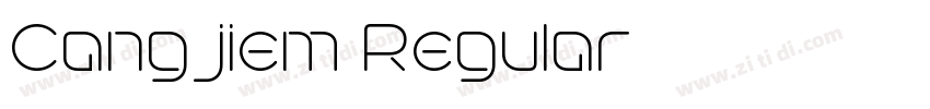 Cangjiem Regular字体转换 Cangjiem Regular字体转换